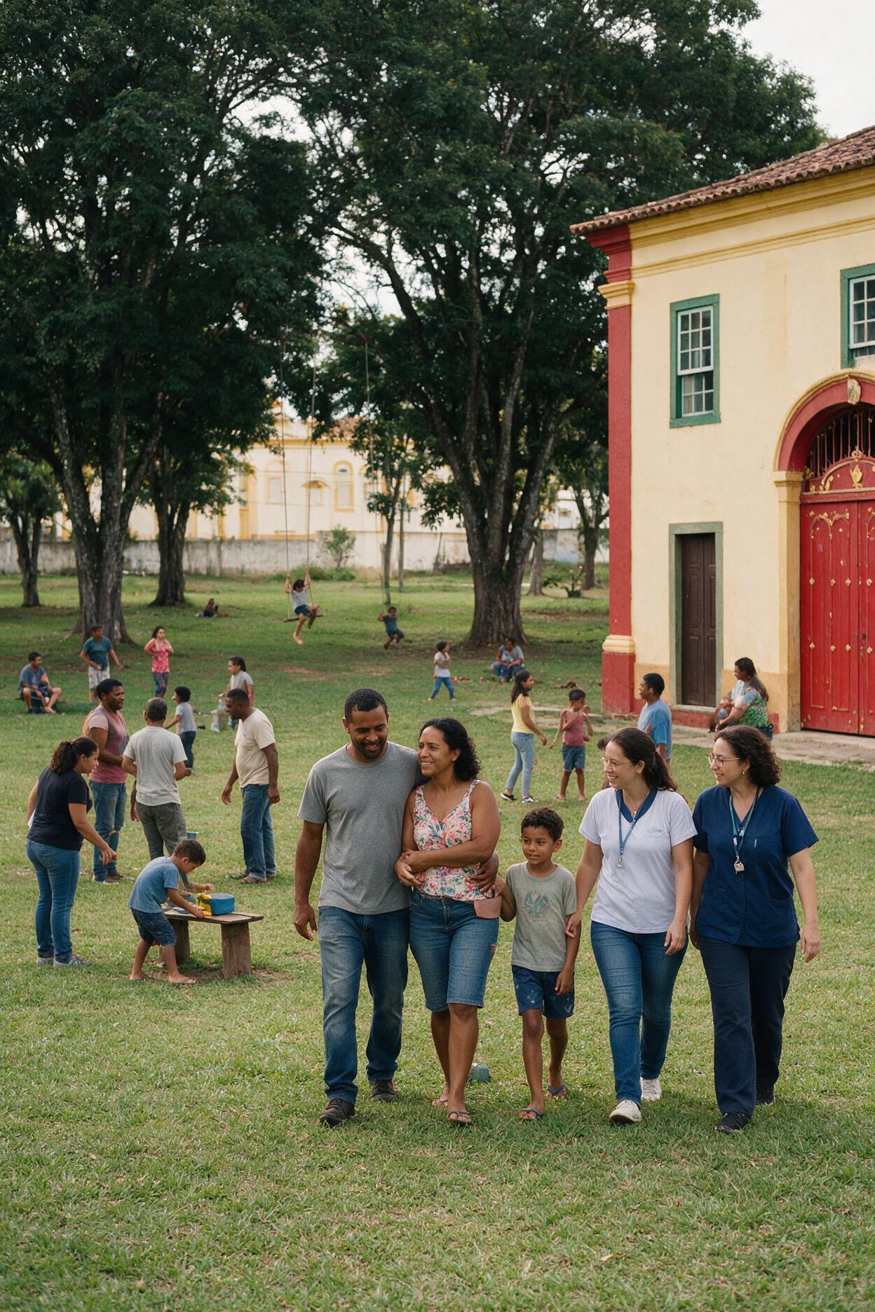 Imagem representando família e acolhimento